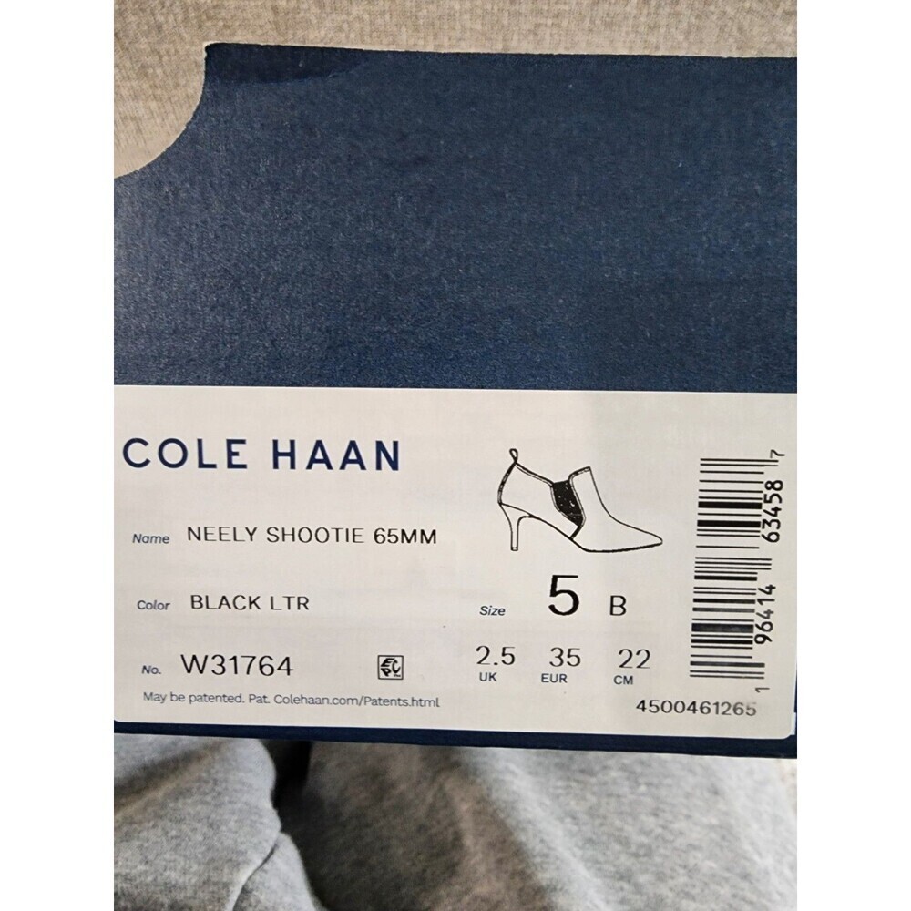 NEW Cole Haan Neely Shootie Women’s Heeled Chelsea Boots 5B Black MSRP $115 - Picture 7 of 8